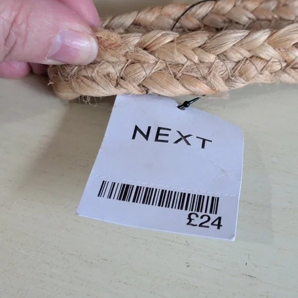 NWT Next Raffia Straw Shoulder Bag - Picture 4 of 11